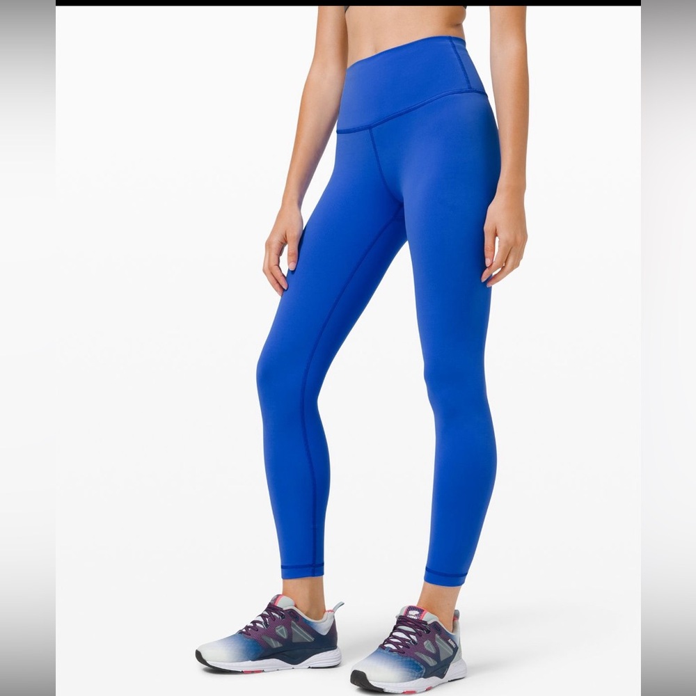 LULULEMON NWT Wunder Train High-Rise Tight 25" Blue Women's Leggings